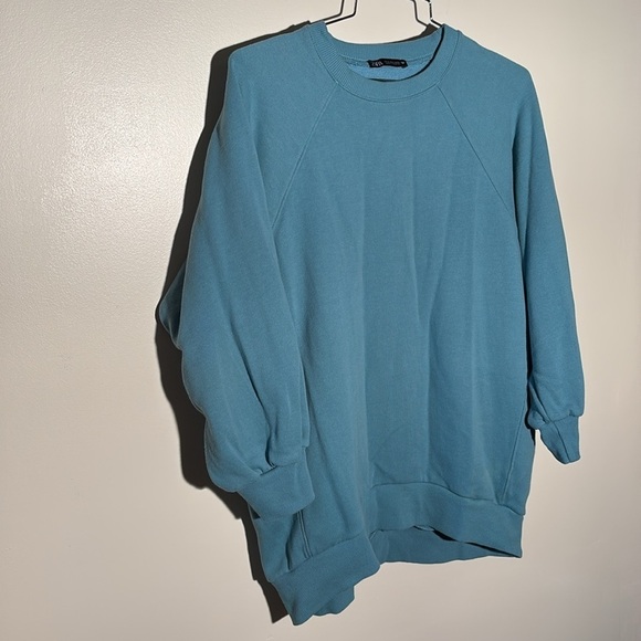 Zara Oversized Raglan Sweatshirt - Picture 2 of 6